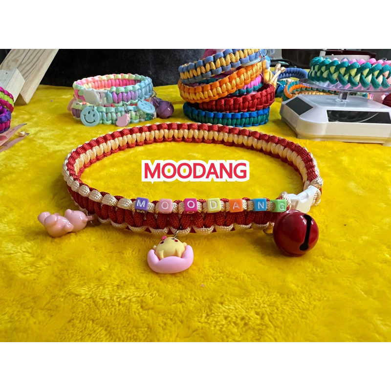 ปลอกคอน้องหมา-ลายถัก-งานhandmade