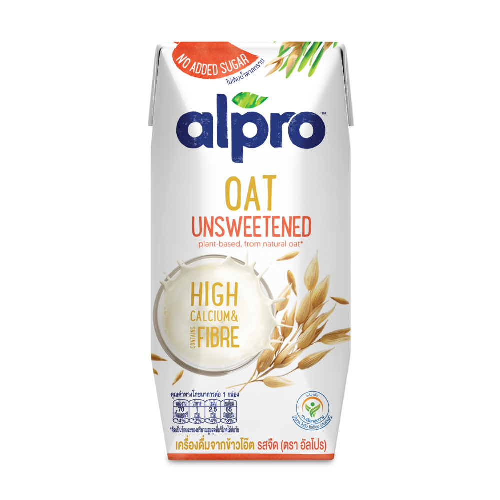 นมโอ๊ต-อัลโปร-ยูเอชที-รสจืด-180-มล-3-กล่อง-นม-uht-alpro-oat-milk-unsweetened-180-ml-3-bricks