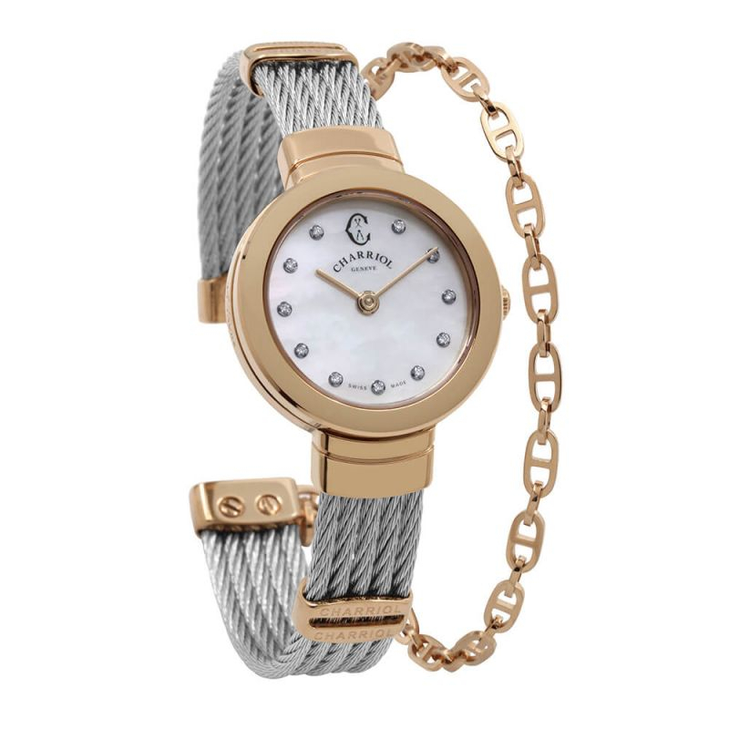 นาฬิกา-charriol-st25p-500-002-st-tropez-25-steel-pink-gp