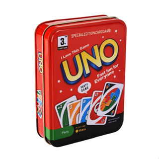 ภาพขนาดย่อของภาพหน้าปกสินค้าUNO cards เกมส์ไพ่ การ์ดไพ่ อูโน่ UNO บรรจุ 108 ใบ / UNO Card Game เกมคลาสสิค ฮิตตลอดกาล ของเล่นเด็กFAMILY GAMES จากร้าน bestsiing บน Shopee ภาพที่ 5