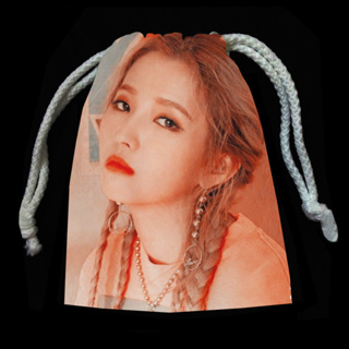 กระเป๋าผ้าแบบรูด ถุงผ้าแบบรูด (G)I-DLE โซยอน มียอน มินนี่ ซูจิน อูกี ชูฮวา