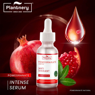 ราคาพิเศษ Plantnery Pomegranate Scar Defense Serum 30 ml สูตรใหม่ เซรั่มทับทิม ลดรอยสิว รอยดำ แผลสิว