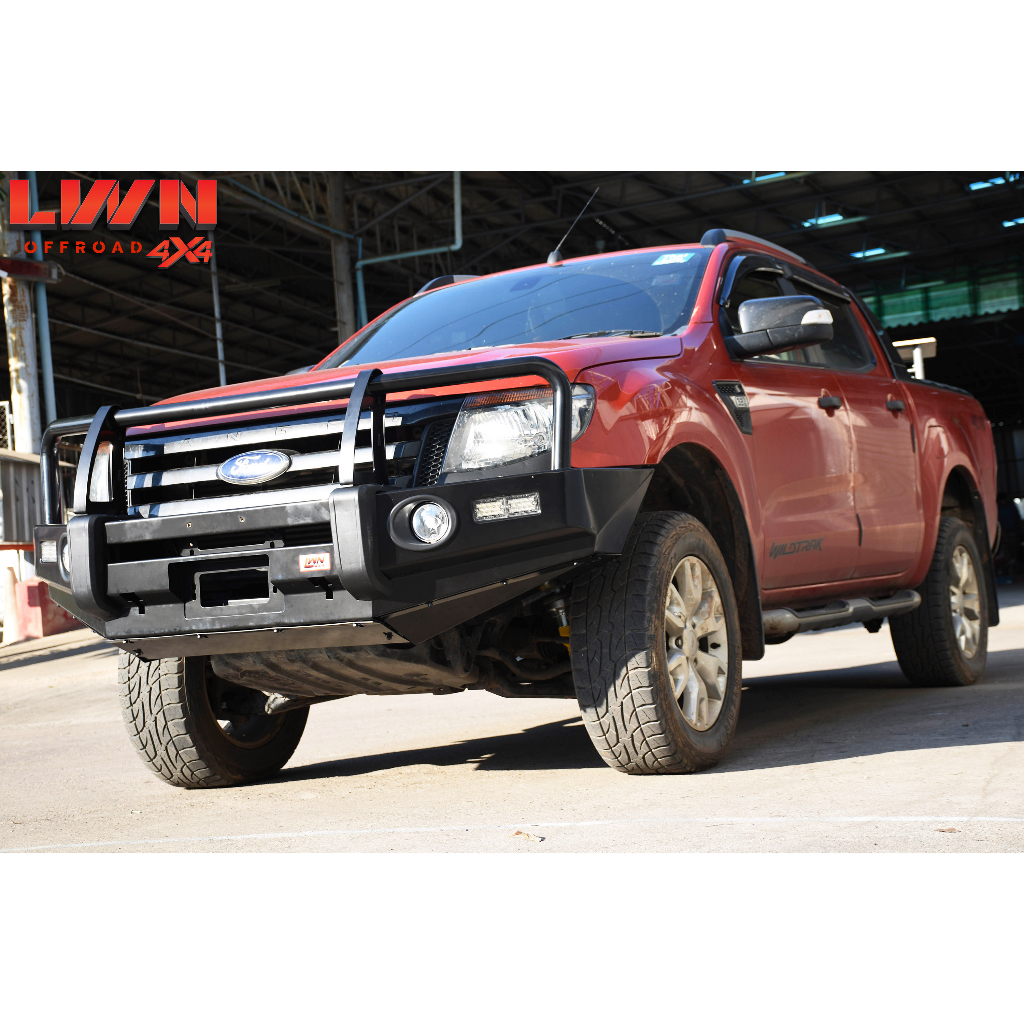 กันชนหน้าford-ranger-t6-2012-2014-รุ่น-fb-003-กันชนเหล็ก-3-เขา-ทรงarb-แบรนด์-lwn4x4-กันชนฟอร์-เรนเจอร์ออฟโรด