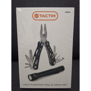 ชุดเครื่องมือ MULTI-FUNCTION TOOL &amp; TORCH SET #950028 TACTIX