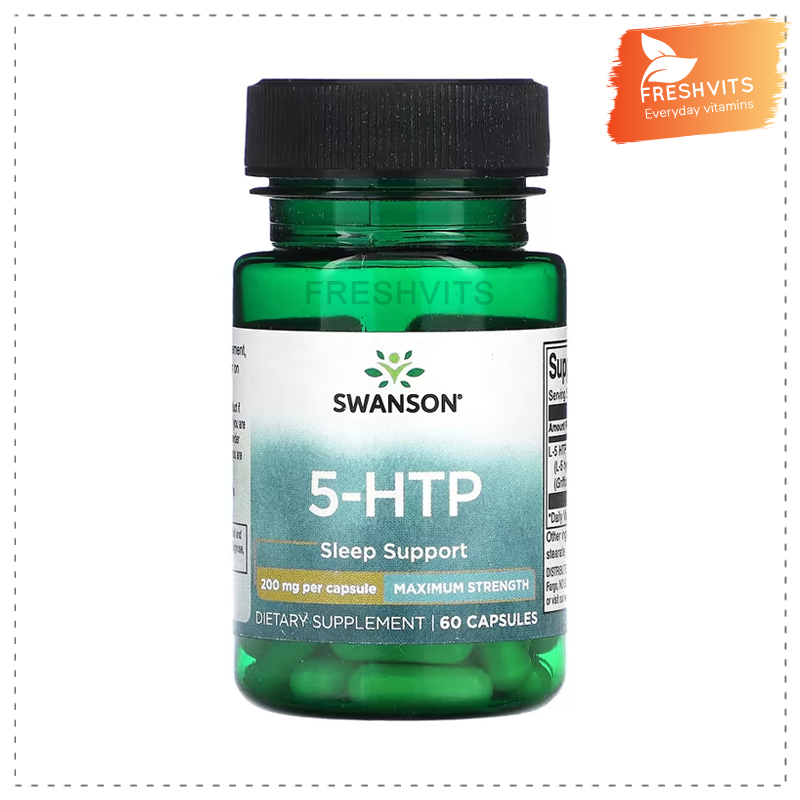 Swanson, 5HTP, 200 mg , 60 Capsules Shopee Thailand