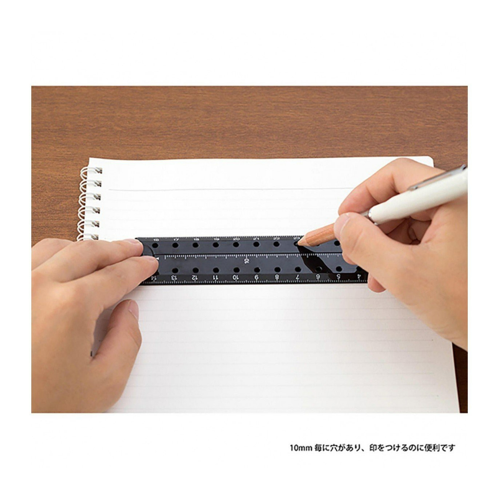Midori Multi Ruler & Compass Ruler 30cm. // มิโดริ ไม้บรรทัดพร้อมที่วัด ...