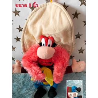 ตุ๊กตาLooney tunes Yosemite Sam ลิขสิทธิ์แท้ มือสอง