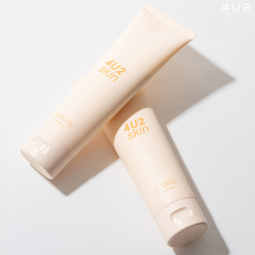 4u2-cosmetics-skin-gentle-deep-cleansing-foam-ผลิตภัณฑ์ทำความสะอาดผิวหน้า-120ml