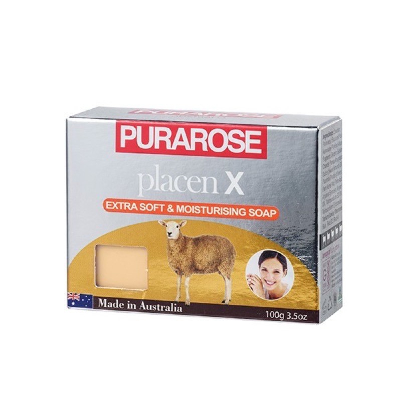 purarose-placen-x-เพียวราโรส-สบู่รกแกะ-100g