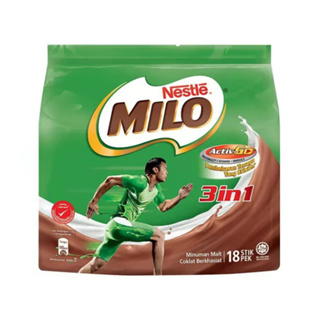 Nestlé Milo 3in1 Malaysian อาหารเช้าที่มีคุณค่าทางโภชนาการ โกโก้ผง พรีเมี่ยม ช็อกโกแลต นำเข้า 594ก./1.5กก