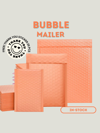 (แพค 25-50 ซอง)  ซองบับเบิ้ล Peach ซองกันกระแทก ซองพาสเทล Bubble Mailers