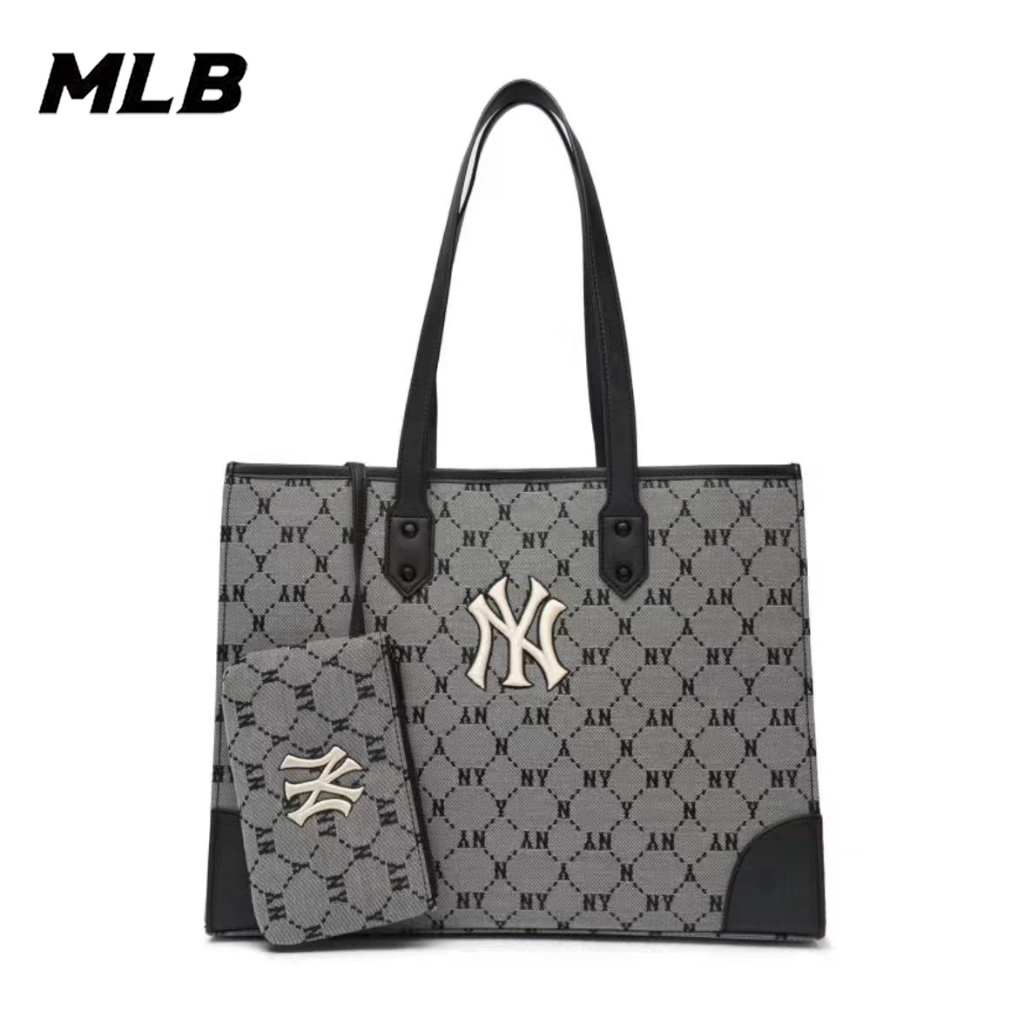 New ของแท้ 💯 MLB UNISEX CURVED CAPNY NEW YORK YANKEE BAG/กระเป๋าสะพายข้าง/mlb กระเป๋า Shopee