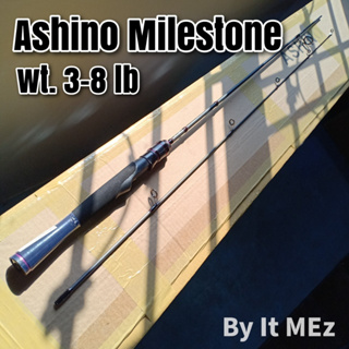 ภาพหน้าปกสินค้าของแท้ ราคาถูก ❗❗ คันเบ็ดตกปลา Ashino Milestone UL Line wt. 3-8 lb เหมาะกับงานปลาเกล็ด สปิ๋ว ช่อน กระพง ตกหมึก Spinning ที่เกี่ยวข้อง