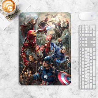The Avengers เคส iPad mini1/2/3/4/5/6 air 4/5 เคสไอแพด gen 7/8/9 gen10 เคสซิลิโคน มีที่ใส่ปากกา 2022 pro11 marvel case