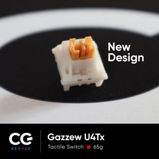 ภาพหน้าปกสินค้าGazzew boba U4Tx Tactile Switch (New for 2023) สวิตช์ สองจังหวะ กึ่งเงียบ คีย์บอร์ด ที่เกี่ยวข้อง