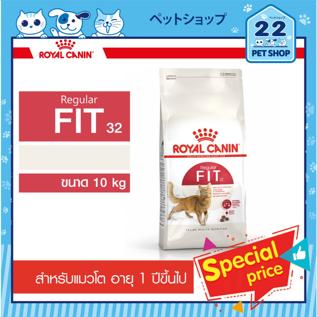 32 Cat Food Royal Canin Regular Fit 10kg Royal Canin Adult Cat