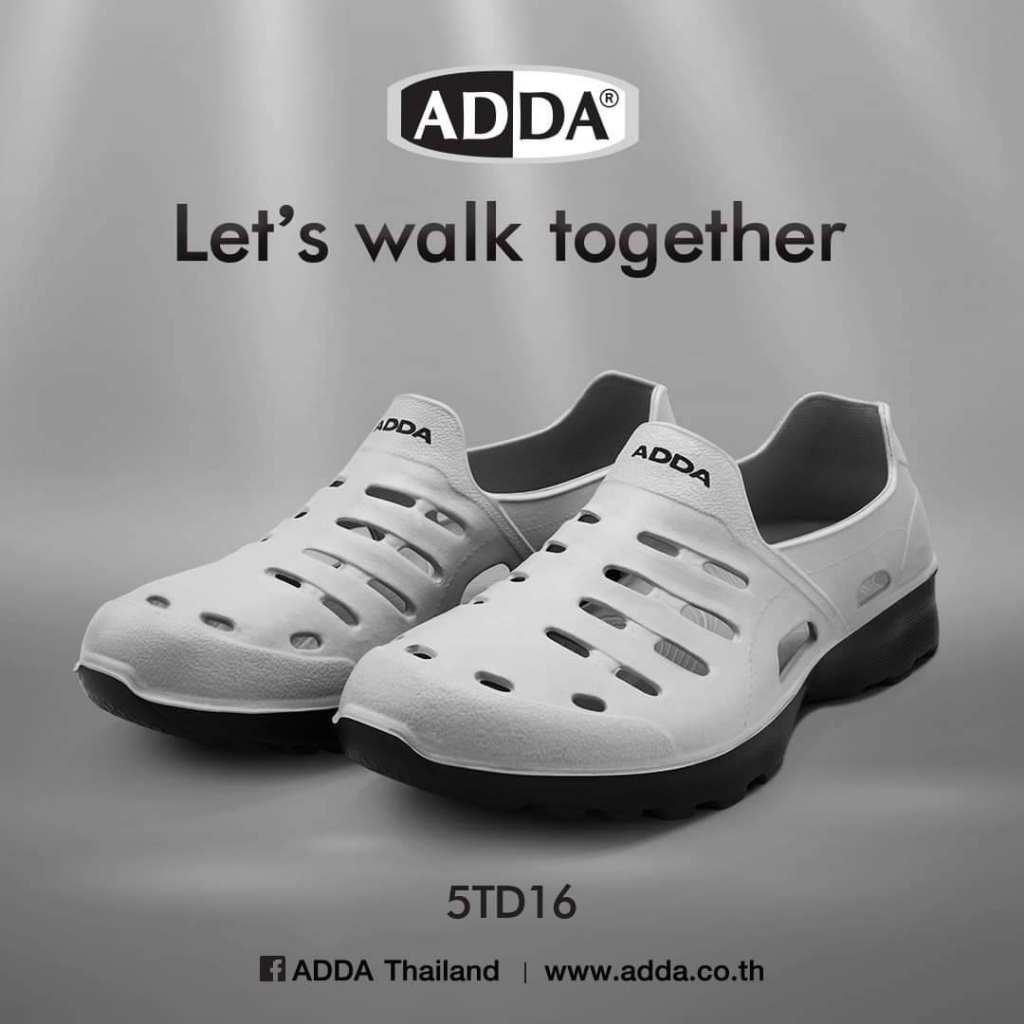 ภาพสินค้าAD16 รุ่น 5TD16M1/M3 และ Adda 5TD41 *ADDA 2density รองเท้าแตะ รองเท้าพื้นเบา แบบสวม ไฟล่อน (ไซส์ 7-10) จากร้าน nnttin บน Shopee ภาพที่ 6