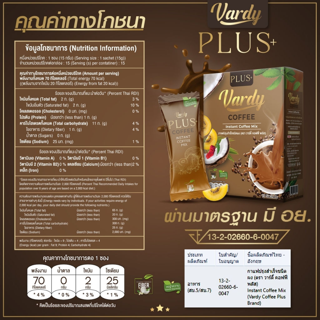 vardy-coffee-plus-ของแท้-ส่งตรงจากบริษัท-กาแฟวาร์ดี้-สูตรพลัส-กาแฟที่เหมาะสำหรับคนรักสุขภาพ