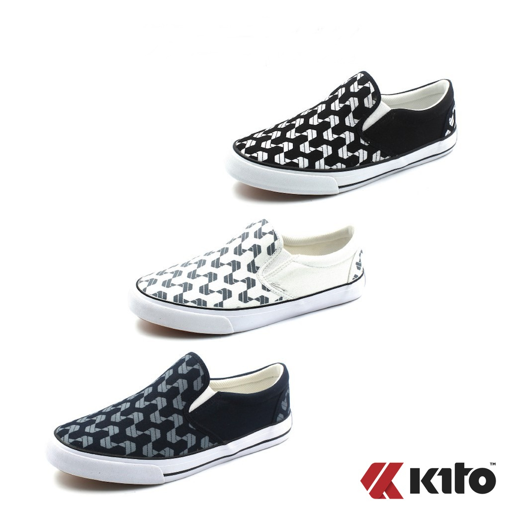 kito-bl2-checker-slip-on-รองเท้าผ้าใบ-ทรงสวม-กีโต้