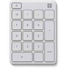 ภาพหน้าปกสินค้าMicrosoft Bluetooth Numpad Glacier (23O-00021) จากร้าน hpbyiqink บน Shopee