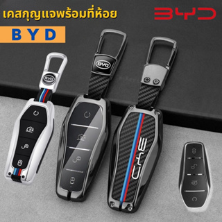 ภาพหน้าปกสินค้า🇹🇭 พร้อมส่งในไทย 🇹🇭พวงกุญแจรถ เคสกุญแจ สำหรับรถ BYD  Atto 3 / Dolphin / Seal บีวายดี  รถไฟฟ้า พร้อมสายห้อย สไตล์สุดเท่ๆ ที่เกี่ยวข้อง