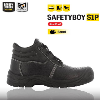 ภาพหน้าปกสินค้า[พร้อมส่ง] Safety Jogger รุ่น SAFETYBOY รองเท้าเซฟตี้หุ้มข้อ หัวเหล็ก แผ่นเหล็กกันทะลุ หนังแท้ ที่เกี่ยวข้อง