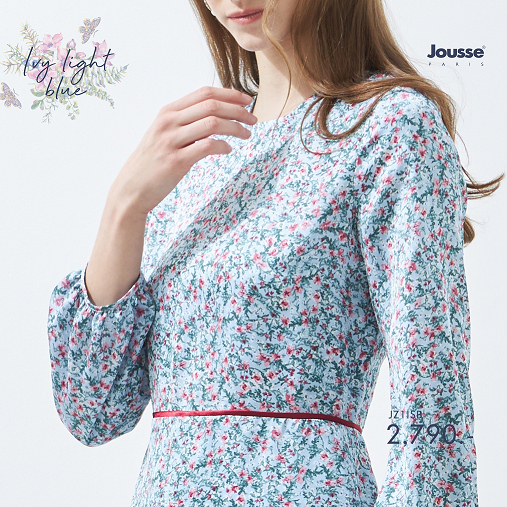 jousse-ชุดเดรส-working-dress-ชุดแซกสั้น-สีฟ้า-jz1isb