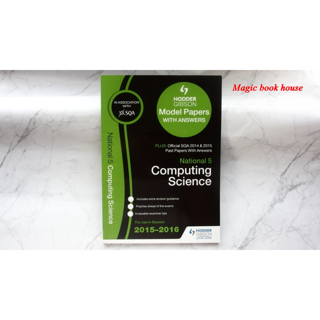 National 5 Computing Science : หนังสือแบบฝึกหัดมีเฉลยท้ายเล่ม ภาษา ...