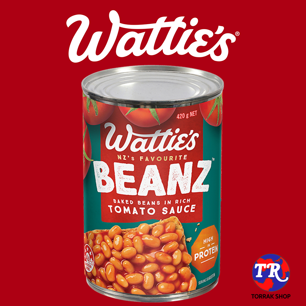 WATTIES BEANZ Baked Beans IN RICH TOMATO SAUCE วัตตี้ส์ ถั่วขาวในซอส