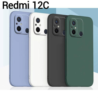 Redmi 12/Redmi A2Plus/A1Plus/Poco C55/Redmi 12C/A1/10A/10C/9CเคสTPUนิ่มสีพาสเทลคลุมกล้องXiaomi Redmi 10 5G/Poco C40