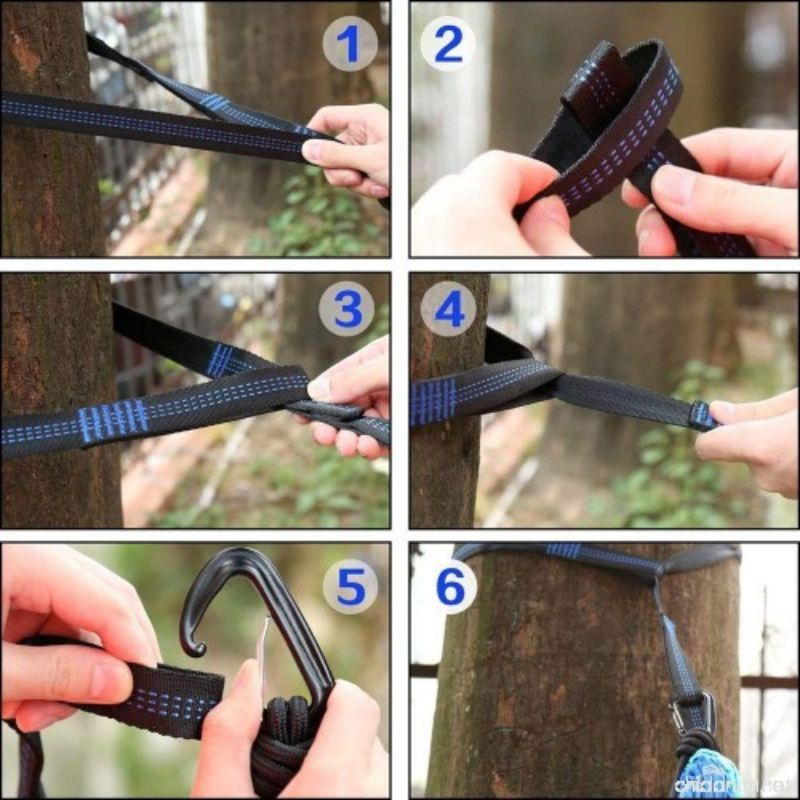 สายเชือกเปล-อุปกรณ์สำหรับใช้ในการผูกเปลกับต้นไม้-hammock-tree-straps