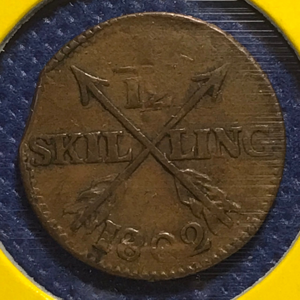 special-lot-no-60507-ปี1802-สวีเดน-1-12-skilling-เหรียญสะสม-เหรียญต่างประเทศ-เหรียญเก่า-หายาก-ราคาถูก