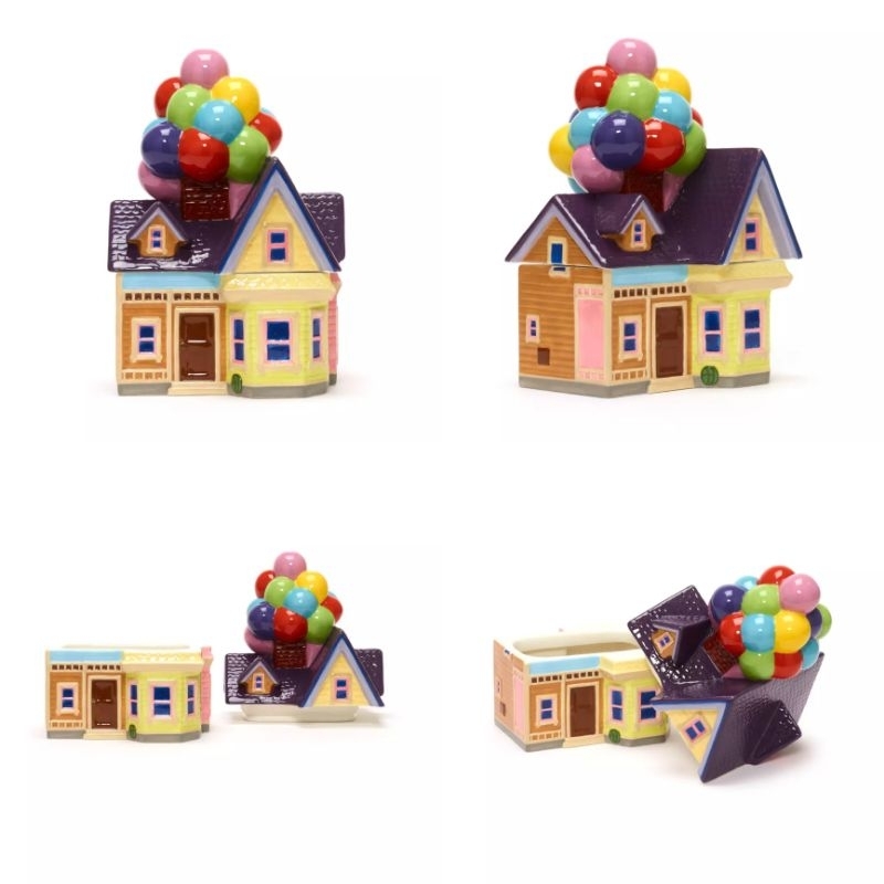 ลิขสิทธิ์-แท้-ดิสนี่ย์-อเมริกา-disney-pixar-up-balloon-house-cookie-jar-ปู่ซ่าบ้าพลัง