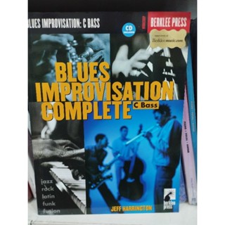 BERKLEE PRESS - BLUES IMPROVISATION C BASS W/CD (HAL)073999494884