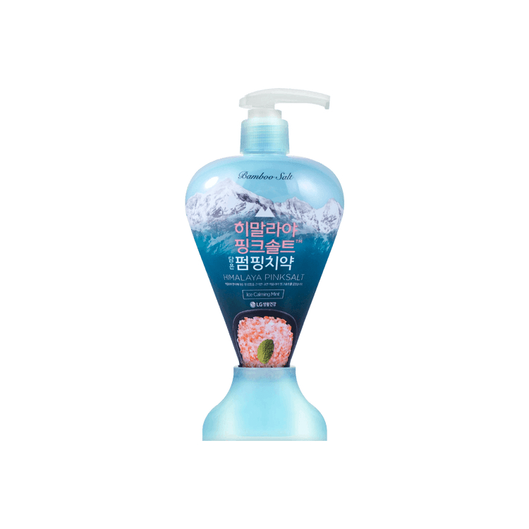 LG BAMBOO SALT HIMALAYA PINKSALT PUMPING TOOTHPASTE 285 g. ขนาดใหญ่หัว ...