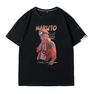 แฟชั่น Naruto กลายเป็นจริงด้วยเสื้อยืดการ์ตูนอะนิเมะ แขนสั้น พิมพ์ลาย Ins สไตล์ญี่ปุ่น