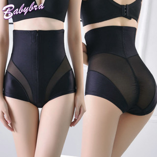 BabyBra_Shop กางเกงกระชับสัดส่วน เอวสูง มีซิป สําหรับสตรีหลังคลอดบุตร CBA111