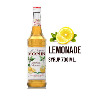 (WAFFLE) ไซรัปโมนิน ไซรัปน้ำมะนาว บรรจุขวด 700 ml. MONIN Lemonade Syrup น้ำเชื่อม MONIN กลิ่น “Lemonade Concentrate”