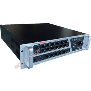 POWER AMPLIFIER เครื่องขยายเสียง แอมป์ขยายเสียง มีบลูทูธ MP3 USB SD Card FM 6500W P.M.P.O