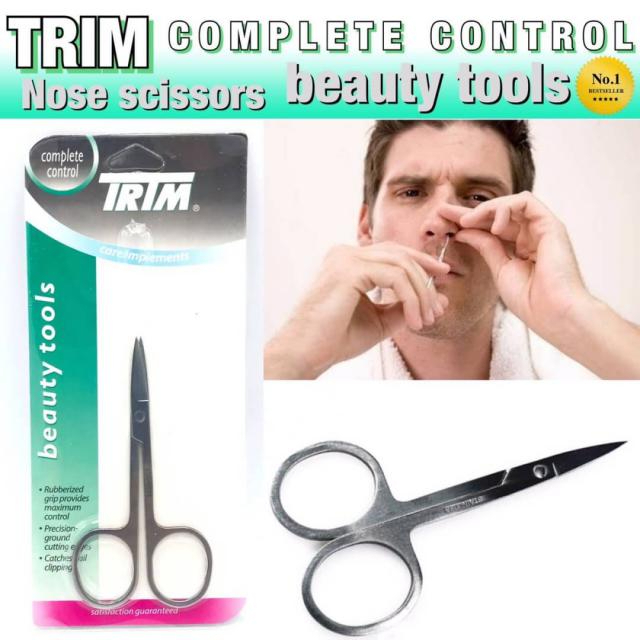 trim-nose-scissors-กรรไกรตัดขนจมูกปลายแหลม