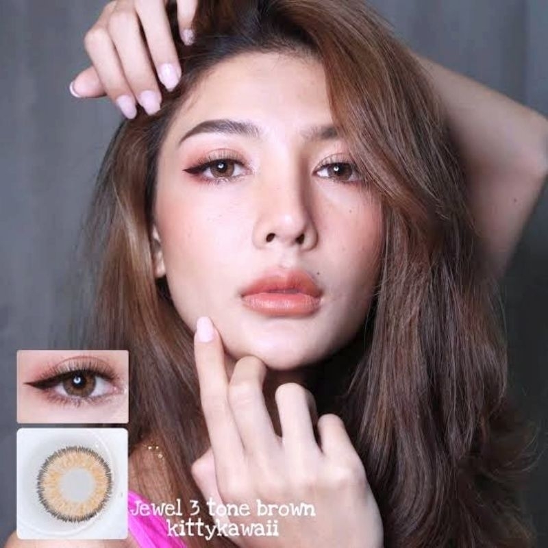 คอนแทคเลนส์-รุ่น-jewel-3-tone-สีเทา-ตาล-gray-brown-มีค่าสายตาปกติ-0-00-เปลี่ยนแทนทุกเดือน