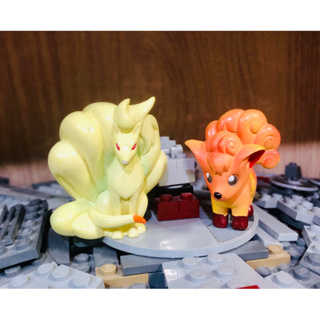 Pokemon Vulpix &amp; Ninetales Monster Nintendo Tomy Collection Figure #โปเกม่อน