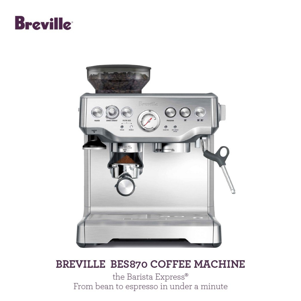 เครื่องชงกาแฟราคาพิเศษ-breville-รุ่น-bes870