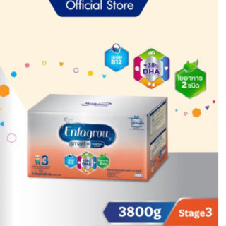 เอนฟาโกร สมาร์ทพลัส นมผง เด็ก สูตร3 3,800 กรัม Enfagrow Smart+ Formula 3 3,800 g.