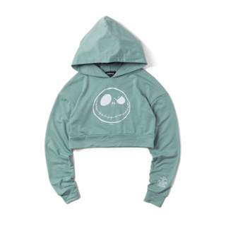 CARNIVAL CNVXNMH002MI/52 NIGHTMARE LOGO CROP HOODIE MINT