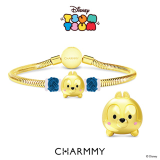 CHARMMY Disney Tsum Tsum Chip &amp; Dale Charm ชาร์มชิพแอนด์เดล ทองคำแท้ 99.9% ลิขสิทธิ์ Disney (มีใบรับประกัน)
