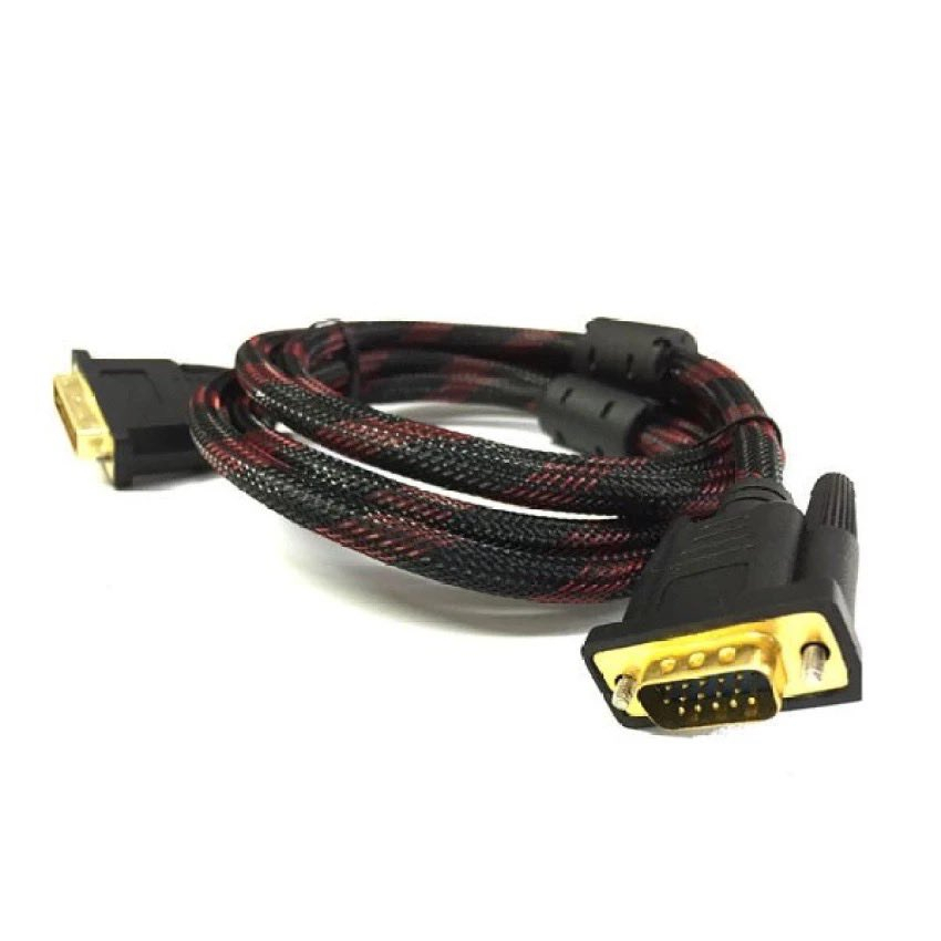 สายจอ-dvi-24-5-to-vga-ยาว1-5m-สายถัก-dvi-24-5-to-vga-display-cable-สายจอ-สายถัก-1-5m