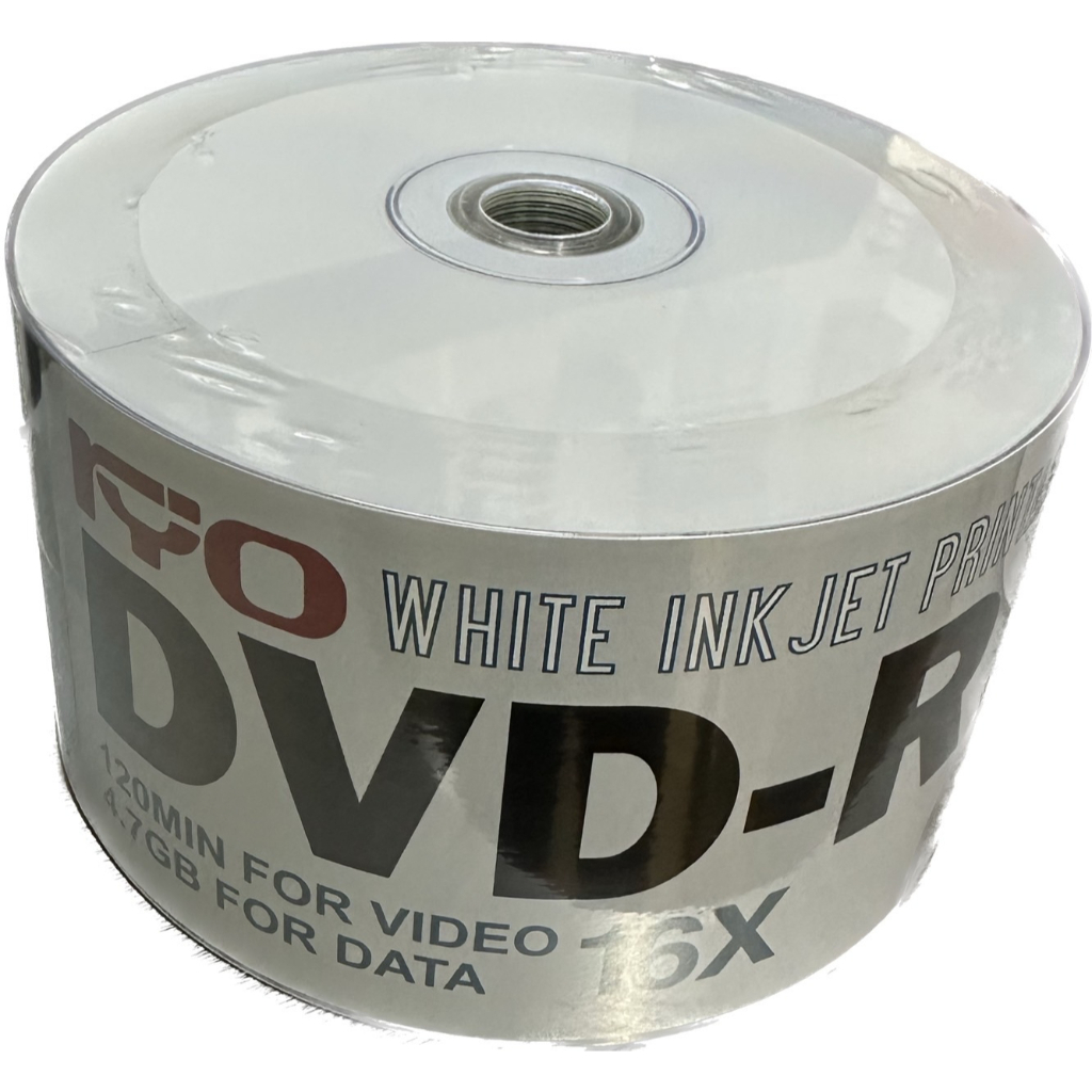 DVD-R RYO 4.7Gb/120min Printable (50/Pack) | Shopee Thailand