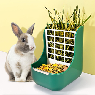 ให้หญ้าและอาหารกระต่าย ของใช้กระต่าย ที่ใส่หญ้า ชามอาหารกระต่าย
