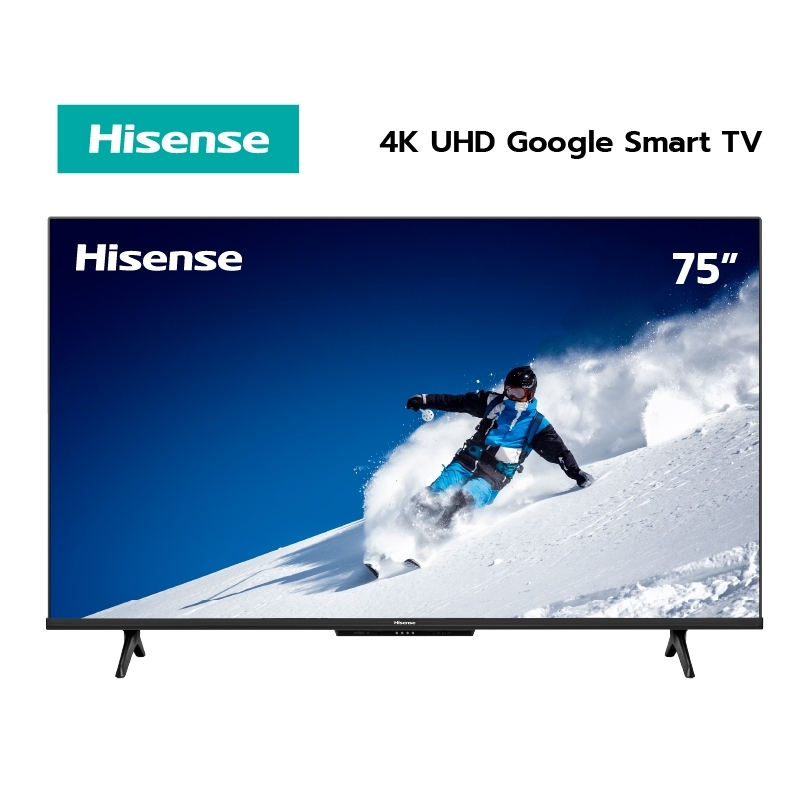 ภาพหน้าปกสินค้าHisense TV 75E7H ทีวี 75 นิ้ว 4K UHD Google MEMC Smart TV/DVB-T2 / USB2.0 / HDMI /AV / ปี 2022 Hand-free voice control จากร้าน hisense_official_shop บน Shopee